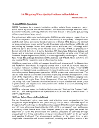 10- Mitigating Water Quality Problems in Bundelkhand - INREM FOUNDATION