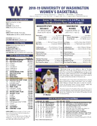 2018-19 University of Washington