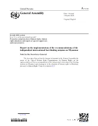 General Assembly Distr.: General 5 August 2020