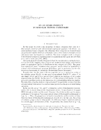 On an Inner Product in Modular Tensor Categories