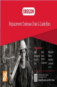 Replacement Chainsaw Chain & Guide Bars