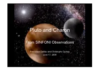 Resolved Spectroscopy of Pluto and Charon