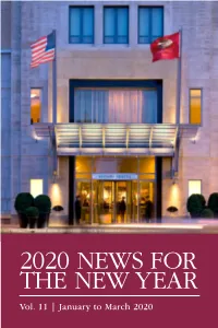 2020 NEWS for the NEW YEAR Vol