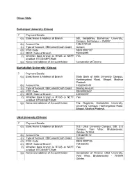 Barkatullah University (Orissa)