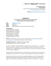 Cinderella Press Release