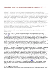 Towards a New Theory of Modal Fictionalism