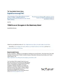TRIM24 As an Oncogene in the Mammary Gland