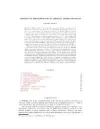 Aspects of the Homological Minimal Model Program