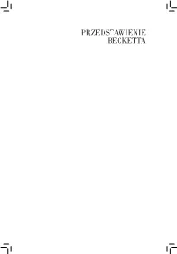 S.E. Gontarski – Przedstawienie Becketta