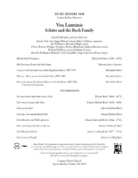 Vox Luminis Program Final Copy