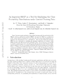 An Imprecise SHAP As a Tool for Explaining the Class Probability Distributions Under Limited Training Data