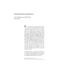 An Interview (Moishe Postone- with Timothy Brennan)