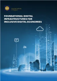 Foundational Digital Infrastructures for Inclusive Digital Economies.Pdf