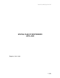 Spatial Plan Montenegro Eng Final