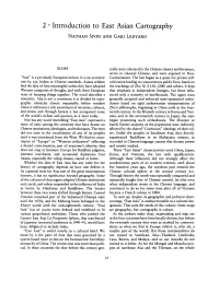2 • Introduction to East Asian Cartography