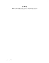 EXHIBIT 8 Additional AT&T Marketing Materials Distributed in Kenosha
