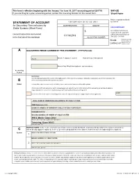 33029 Check Here If This Is the System’S First Filing
