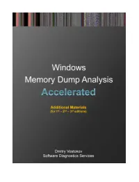 Accelerated Windows Memory Dump Analysis