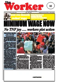 No TNF Joy .… Workers Plot Action