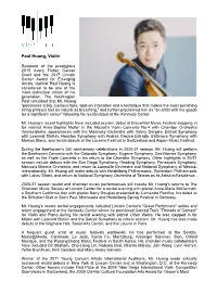Paul Huang Biography 2021