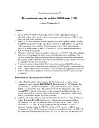 Recombineering Using the Modified DH10B Strain DY380