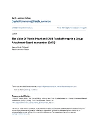 The Value of Play in Infant and Child Psychotherapy in a Group Attachment-Based Intervention (GABI)