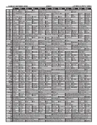 Sunday Morning Grid 2/28/21 Latimes.Com/Tv Times