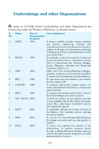 Undertakings and Other Organizations
