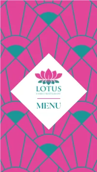 LOTUS GASING Menu Mobile