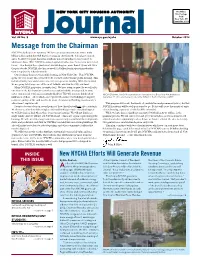Message from the Chairman NYCHA’S Challenges Are Daunting