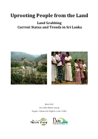 Uprooting People from the Land Land Grabbing Current Status And