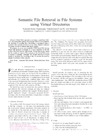 Using Virtual Directories Prashanth Mohan, Raghuraman, Venkateswaran S and Dr