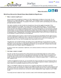 What Every Researcher Should Know About Statistical Significance