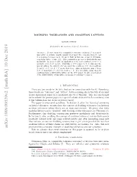 Doubling Tolerances and Coalition Lattices
