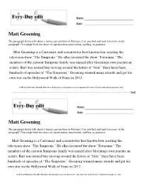 Matt Groening