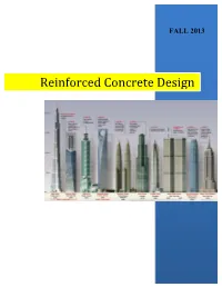 Reinforced Concrete Design