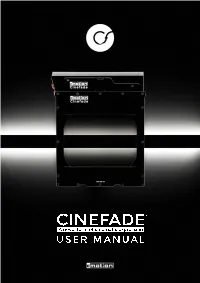 Cmotion Cinefade Varind User Manual