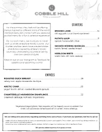 Scandanavian Menu 10/24