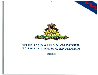 The Canadian Gunner L'artilleur Canadien 2008