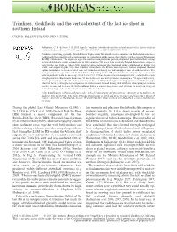 Trimlines, Blockfields and the Vertical Extent of the Last Ice Sheet In