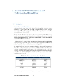 2 Assessment of Information Needs and Collection of Additional Data