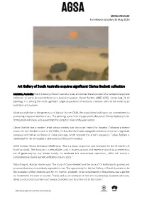 AGSA Acquires Significant Clarice