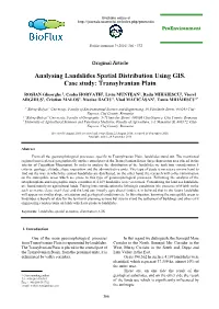 Analysing Landslides Spatial Distribution Using GIS. Case Study: Transylvanian Plain