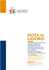 Changes in Beliefs and Perceptions About the Natural Environment in the Forest-Savanna Transitional Zone of Ghana: the Influence of Religion