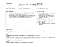 Layup and Jump Shooting Technique