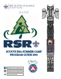 Scouts Bsa Summer Camp Program Guide 2021