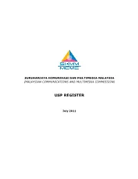 Usp Register