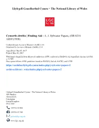 AJ Sylvester Papers