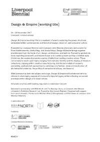 Design & Empire [Working Title]