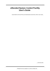 XSCF User's Guide
